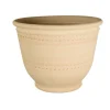 TERRABLANCA - Pot Campana frise en terre cuite claire Ø 40 x H. 35 cm