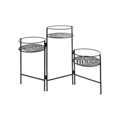 THE HOME DECO FACTORY - Support à plantes en métal feuilles