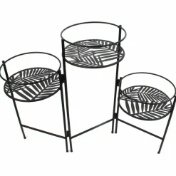 THE HOME DECO FACTORY - Support à plantes en métal feuilles