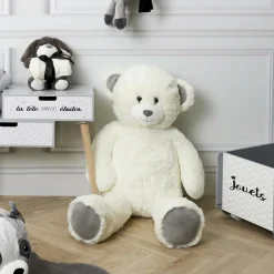 THE HOME DECO KIDS - Grande peluche ours en polyester 90 cm