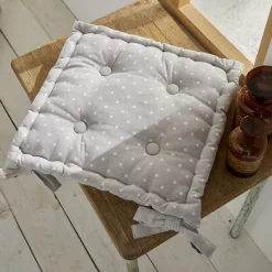 TODAY - Today - galette de chaise imprimée pois