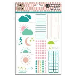 TOGA - Pochoirs pour bullet agenda - décorations