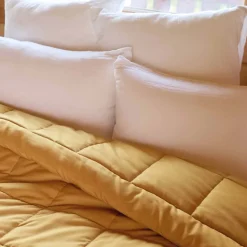 TOISON D'OR - Toison d'or - dessus de lit matelassé peau de pêche oekotex