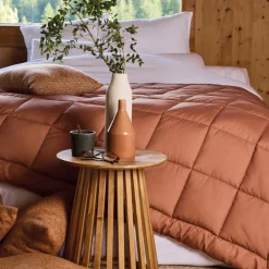 TOISON D'OR - Toison d'or - edredon matelassé peau de pêche oekotex