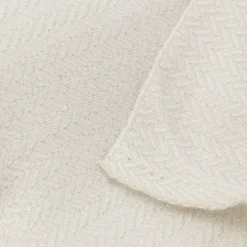 TOISON D'OR - Toison d'or - plaid laine et soie - petits chevrons