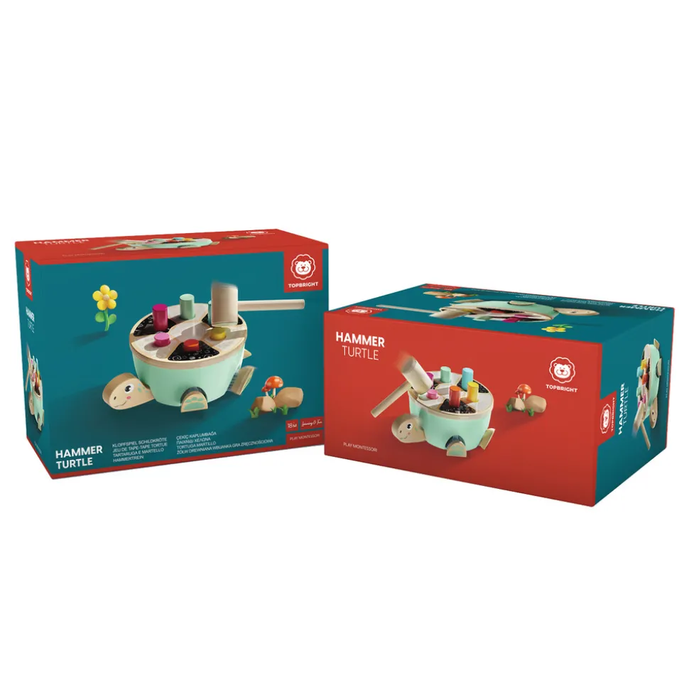 TOPBRIGHT - Jeu de tape-tape tortue
