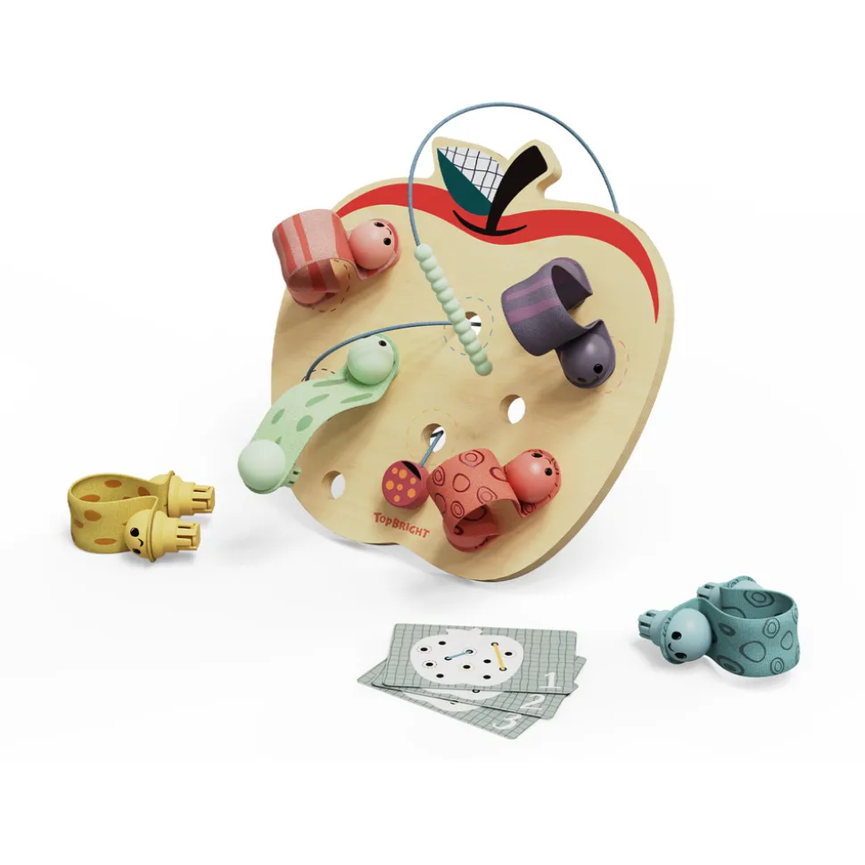 TOPBRIGHT - Jeu éducatif vers de pomme
