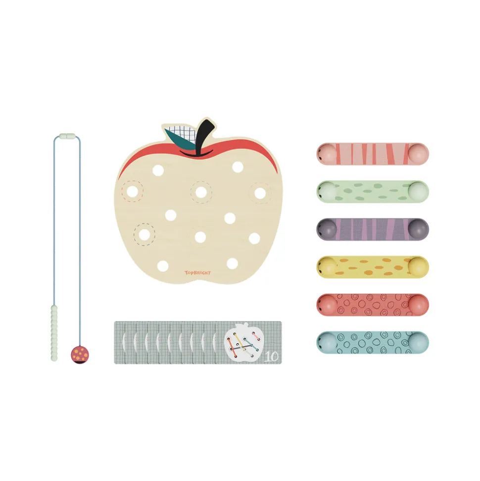 TOPBRIGHT - Jeu éducatif vers de pomme