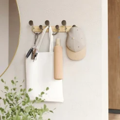 UMBRA - Patère en bois de frêne 9 crochets melody