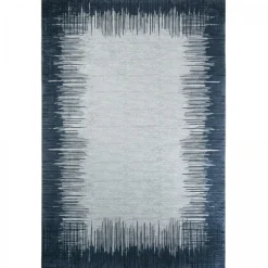 UNAMOURDETAPIS - Tapis de chambre 160x230 lyn11 flona noir, facile d'entretien