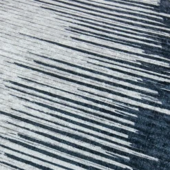 UNAMOURDETAPIS - Tapis de salon 200x290 lyn11 flona noir, facile d'entretien