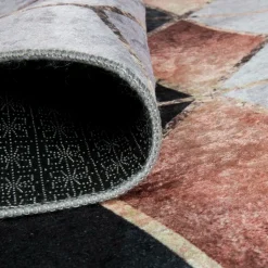 UNAMOURDETAPIS - Tapis de chambre 160x230 lyn11 grafik blanc, facile d'entretien