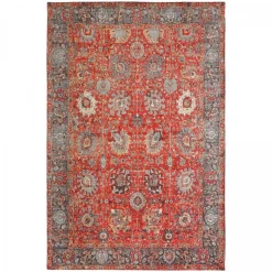 UNAMOURDETAPIS - Tapis orient 120x170 nomeda rouge , tapis en coton