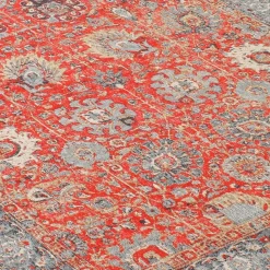 UNAMOURDETAPIS - Tapis orient 120x170 nomeda rouge , tapis en coton