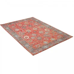 UNAMOURDETAPIS - Tapis orient 120x170 nomeda rouge , tapis en coton