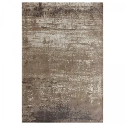 UNAMOURDETAPIS - Tapis salon 120x170 niyat argent , tapis en coton
