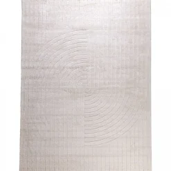 UNAMOURDETAPIS - Tapis salon 160x220 lyn9 e crème, tapis ton sur ton moderne