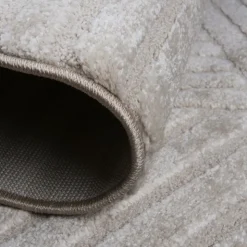 UNAMOURDETAPIS - Tapis salon 200x290 lyn9 cernan beige, tapis ton sur ton moderne