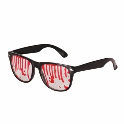 URBAN LIVING - Déguisement d'halloween - lunettes ensanglantées - noir
