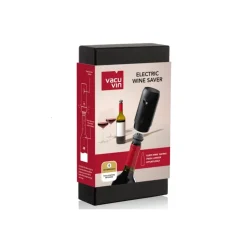 Vacu vin pompe à vin 2 bouchons noir - 92004606