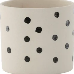 VENTURE HOME - Cache pot en grès sane 18x17cm