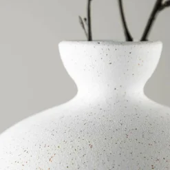 VENTURE HOME - Vase en grès rellis 6x24 cm