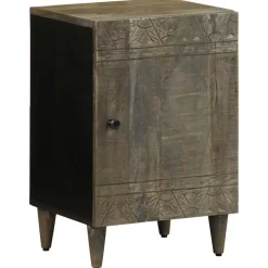 VIDAXL - Armoire de salle de bain 38x33x58 cm bois massif de manguier