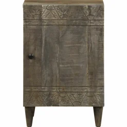 VIDAXL - Armoire de salle de bain 38x33x58 cm bois massif de manguier