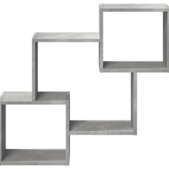 VIDAXL - Armoire murale 78x18x71 cm gris béton bois d'ingénierie