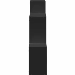 VIDAXL - Armoire murale 78x18x71 cm noir bois d'ingénierie