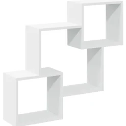 VIDAXL - Armoire murale 78x18x71 cm blanc bois d'ingénierie