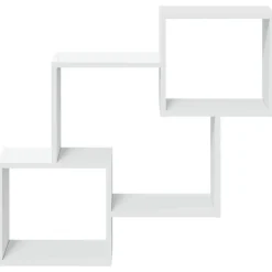 VIDAXL - Armoire murale 78x18x71 cm blanc bois d'ingénierie