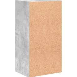 VIDAXL - Bibliothèque à 2 niveaux gris béton bois d'ingénierie