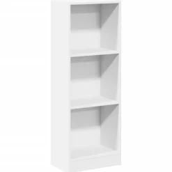 VIDAXL - Bibliothèque blanc 40x24x109 cm bois d'ingénierie
