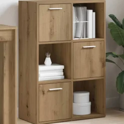 VIDAXL - Bibliothèque chêne artisanal 60,5x30x90 cm bois d'ingénierie