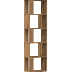 VIDAXL - Bibliothèque chêne artisanal 45x24x159 cm bois d'ingénierie
