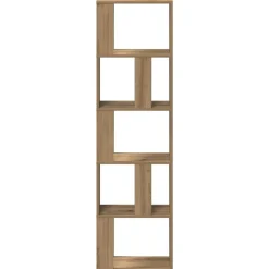 VIDAXL - Bibliothèque chêne artisanal 45x24x159 cm bois d'ingénierie