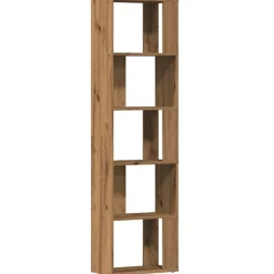 VIDAXL - Bibliothèque chêne artisanal 45x24x159 cm bois d'ingénierie