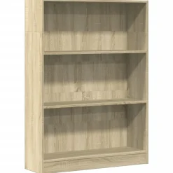 VIDAXL - Bibliothèque chêne sonoma 80x24x109 cm bois d'ingénierie