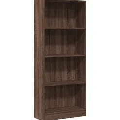 VIDAXL - Bibliothèque chêne marron 60x24x143 cm bois d'ingénierie