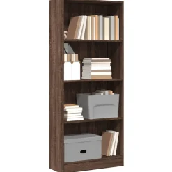VIDAXL - Bibliothèque chêne marron 60x24x143 cm bois d'ingénierie