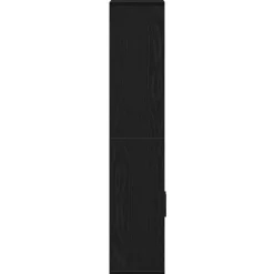 VIDAXL - Bibliothèque chêne noir 60x24x120 cm bois d'ingénierie