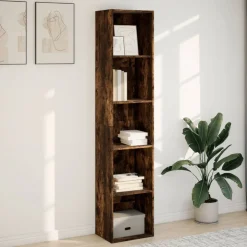 VIDAXL - Bibliothèque chêne fumé 40x30x189 cm bois d'ingénierie