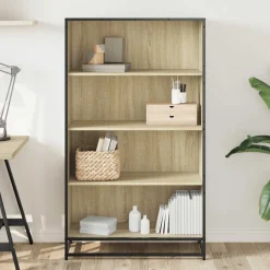 VIDAXL - Bibliothèque chêne sonoma 80,5x35x139 cm bois d'ingénierie