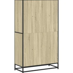 VIDAXL - Bibliothèque chêne sonoma 80,5x35x139 cm bois d'ingénierie