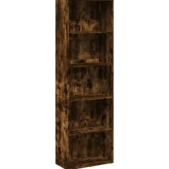 VIDAXL - Bibliothèque chêne fumé 60x30x189 cm bois d'ingénierie