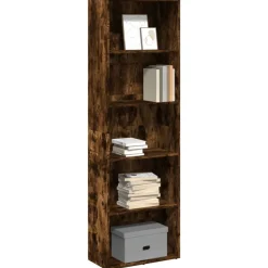 VIDAXL - Bibliothèque chêne fumé 60x30x189 cm bois d'ingénierie