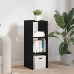 VIDAXL - Bibliothèque empilable chêne noir 30x30x80 cm bois d'ingénierie