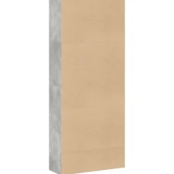 VIDAXL - Bibliothèque gris béton 80x30x189 cm bois d'ingénierie