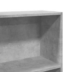 VIDAXL - Bibliothèque gris béton 80x30x189 cm bois d'ingénierie